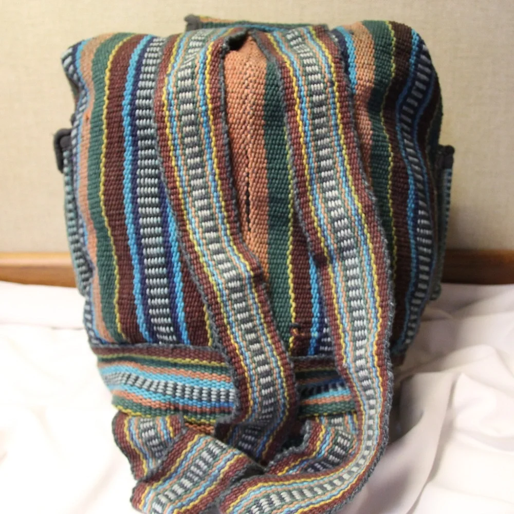 Artisan Backpack Handwoven Multicolor